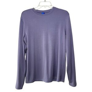 Kit and Ace Long Sleeve Shirt Size Small Grey Periwinkle